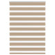 VidaXL store zèbre 115x100 cm largeur de tissu 110,9 cm polyester marron sable