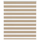 VidaXL store zèbre 120x100 cm largeur de tissu 115,9 cm polyester marron sable