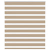 VidaXL store zèbre 135x100 cm largeur de tissu 130,9 cm polyester marron sable