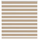 VidaXL store zèbre 145x100 cm largeur de tissu 140,9 cm polyester marron sable