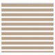 VidaXL store zèbre 155x100 cm largeur de tissu 150,9 cm polyester marron sable