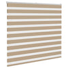 VidaXL store zèbre 155x100 cm largeur de tissu 150,9 cm polyester marron sable