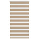VidaXL store zèbre 70x150 cm largeur de tissu 65,9 cm polyester marron sable
