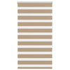 VidaXL store zèbre 85x150 cm largeur de tissu 80,9 cm polyester marron sable