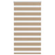 VidaXL store zèbre 90x150 cm largeur de tissu 85,9 cm polyester marron sable