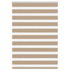 Vidaxl Zebra aveugle 105x150 cm Largeur de poussière 100,9 cm Brown de sable en polyester