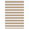 VidaXL store zèbre 115x150 cm largeur de tissu 110,9 cm polyester marron sable