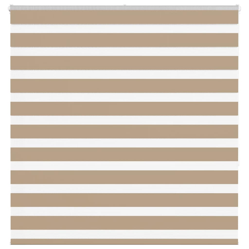 Vidaxl Zebra aveugle 145x150 cm Largeur de poussière 140,9 cm Brown de sable en polyester