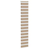 Vidaxl Zebra Blind 40x200 cm Largeur de poussière 35,9 cm Brown de sable en polyester