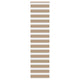 Vidaxl Zebra aveugle 65x200 cm Largeur de poussière 60,9 cm Brown de sable en polyester