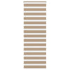VidaXL store zèbre 70x200 cm largeur de tissu 65,9 cm polyester marron sable