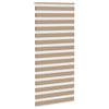 VidaXL store zèbre 95x200 cm largeur de tissu 90,9 cm polyester marron sable