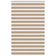 VidaXL store zèbre 145x200 cm largeur de tissu 140,9 cm polyester marron sable