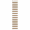 Vidaxl Zebra aveugle 45x230 cm Largeur de poussière 40,9 cm Brown de sable en polyester