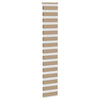 Vidaxl Zebra aveugle 45x230 cm Largeur de poussière 40,9 cm Brown de sable en polyester