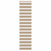 Vidaxl Zebra aveugle 65x230 cm Largeur de poussière 60,9 cm Brown de sable en polyester