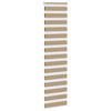 Vidaxl Zebra aveugle 65x230 cm Largeur de poussière 60,9 cm Brown de sable en polyester