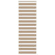 Vidaxl Zebra Blind 80x230 cm Largeur de poussière 75,9 cm Brown de sable en polyester