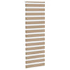 VidaXL store zèbre 90x230 cm largeur de tissu 85,9 cm polyester marron sable