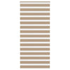 VidaXL store zèbre 95x230 cm largeur de tissu 90,9 cm polyester marron sable