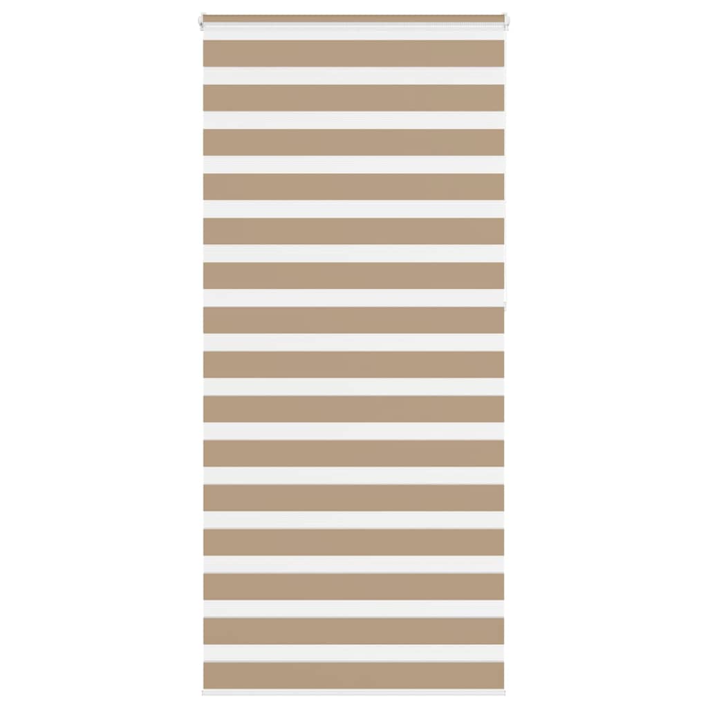 Vidaxl Zebra aveugle 105x230 cm Largeur de poussière 100,9 cm Brown de sable en polyester