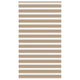 Vidaxl Zebra Blind 130x230 cm Largeur de poussière 125,9 cm Brown de sable en polyester