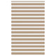 Vidaxl Zebra Blind 145x230 cm Largeur de poussière 140,9 cm Brown de sable en polyester