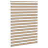 Vidaxl Zebra aveugle 160x230 cm Largeur de poussière 155,9 cm Brown de sable en polyester