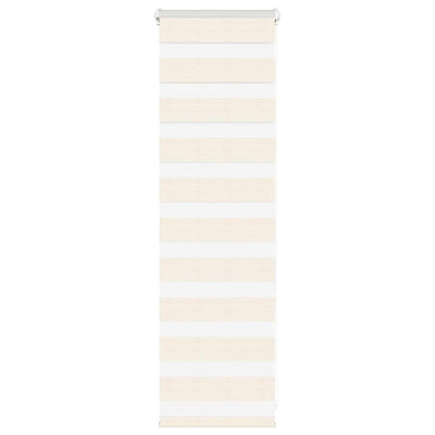 Vidaxl Zebra Rouleau aveugle 50x100 cm Largeur de poussière 45,9 cm Marmerbeige