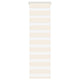 Vidaxl Zebra Rouleau aveugle 50x100 cm Largeur de poussière 45,9 cm Marmerbeige