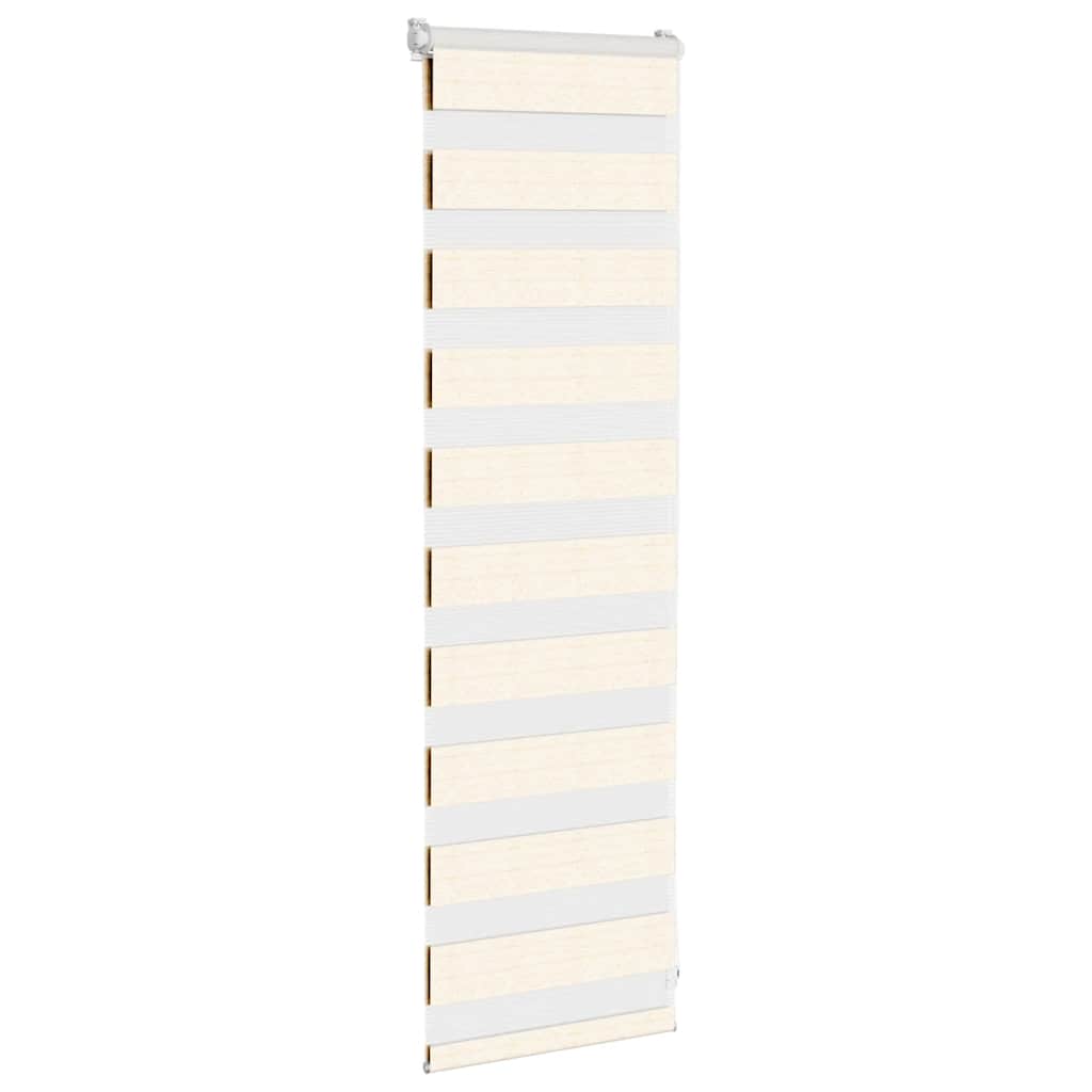 Vidaxl Zebra Rouleau aveugle 50x100 cm Largeur de poussière 45,9 cm Marmerbeige