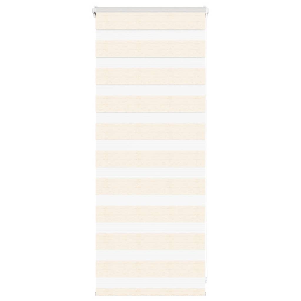Vidaxl Zebra Rouleau aveugle 55x100 cm Largeur de poussière 50,9 cm Marmerbeige