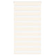 Vidaxl Zebra Rouleau aveugle 70x100 cm Largeur de poussière 65,9 cm Marmerbeige