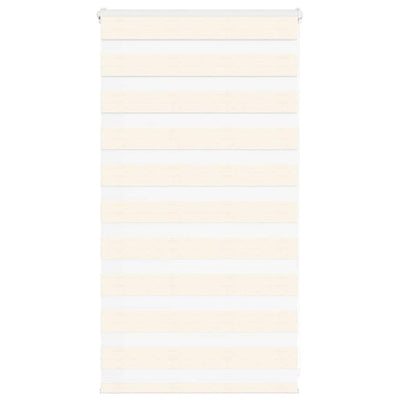 Vidaxl Zebra Rouleau aveugle 75x100 cm Largeur de poussière 70,9 cm Marmerbeige