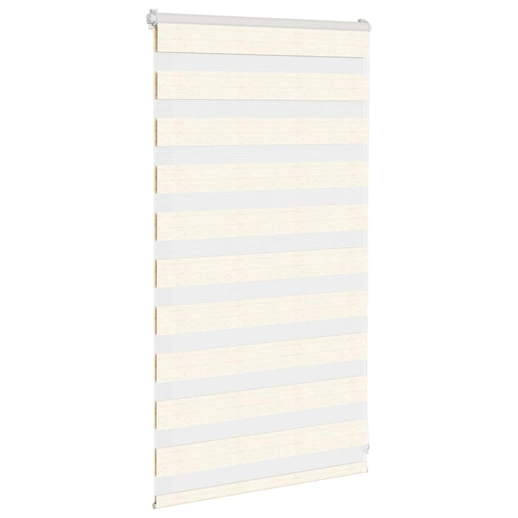 Vidaxl Zebra Rouleau aveugle 75x100 cm Largeur de poussière 70,9 cm Marmerbeige