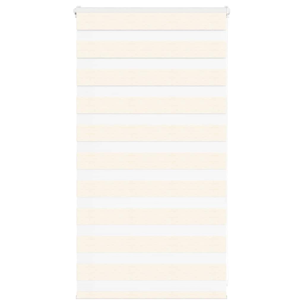Vidaxl Zebra Rouleau aveugle 80x100 cm Largeur de poussière 75,9 cm Marmerbeige