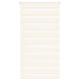 Vidaxl Zebra Rouleau aveugle 80x100 cm Largeur de poussière 75,9 cm Marmerbeige