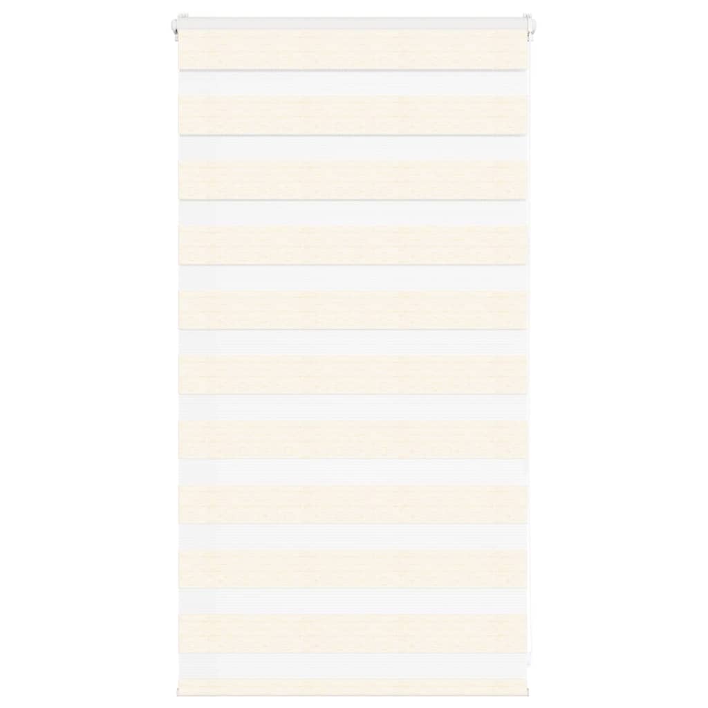 Vidaxl Zebra Rouleau aveugle 85x100 cm Largeur de poussière 80,9 cm Marmerbeige