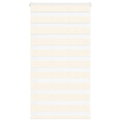 Vidaxl Zebra Rouleau aveugle 85x100 cm Largeur de poussière 80,9 cm Marmerbeige