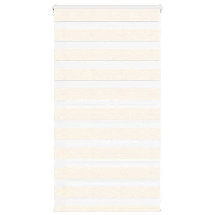 Vidaxl Zebra Rouleau aveugle 85x100 cm Largeur de poussière 80,9 cm Marmerbeige