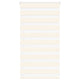 Vidaxl Zebra Rouleau aveugle 85x100 cm Largeur de poussière 80,9 cm Marmerbeige