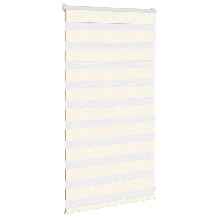 Vidaxl Zebra Rouleau aveugle 85x100 cm Largeur de poussière 80,9 cm Marmerbeige