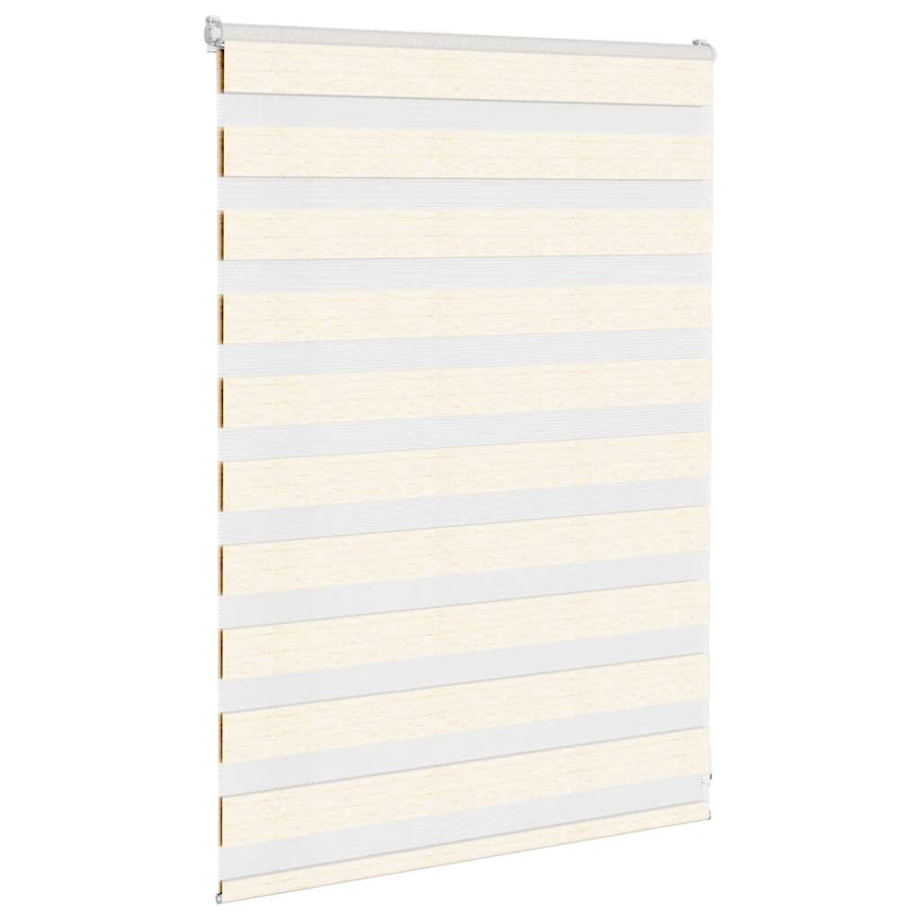 Vidaxl Zebra Rouleau aveugle 95x100 cm Largeur de poussière 90,9 cm Marmerbeige
