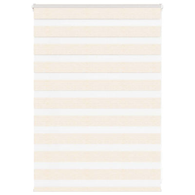 Vidaxl Zebra Rouleau aveugle 100x100 cm Largeur de poussière 95,9 cm Marmerbeige