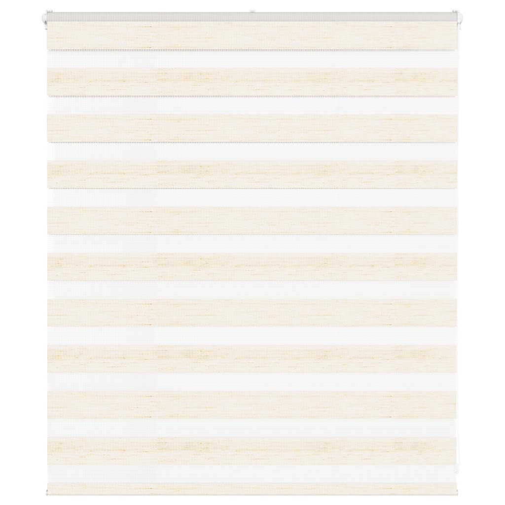 Vidaxl Zebra Rouleau aveugle 120x100 cm Largeur de poussière 115,9 cm Marmerbeige