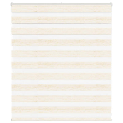 Vidaxl Zebra Rouleau aveugle 120x100 cm Largeur de poussière 115,9 cm Marmerbeige