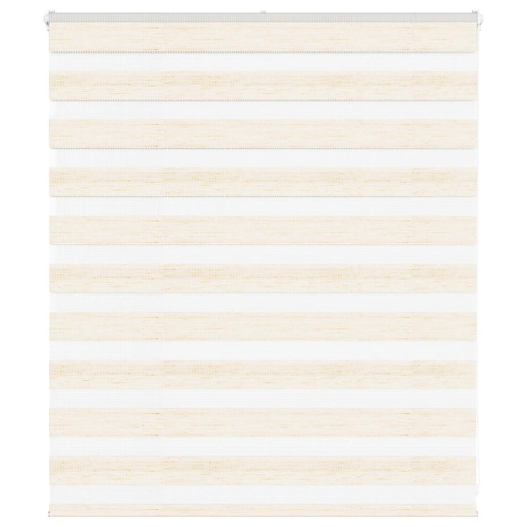 Vidaxl Zebra Rouleau aveugle 120x100 cm Largeur de poussière 115,9 cm Marmerbeige