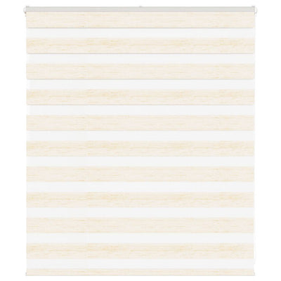 Vidaxl Zebra Roller aveugle 125x100 cm Largeur de tissu 120,9 cm Marmerbeige
