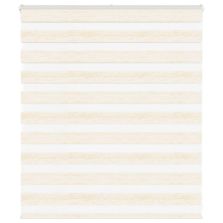 Vidaxl Zebra Roller aveugle 125x100 cm Largeur de tissu 120,9 cm Marmerbeige