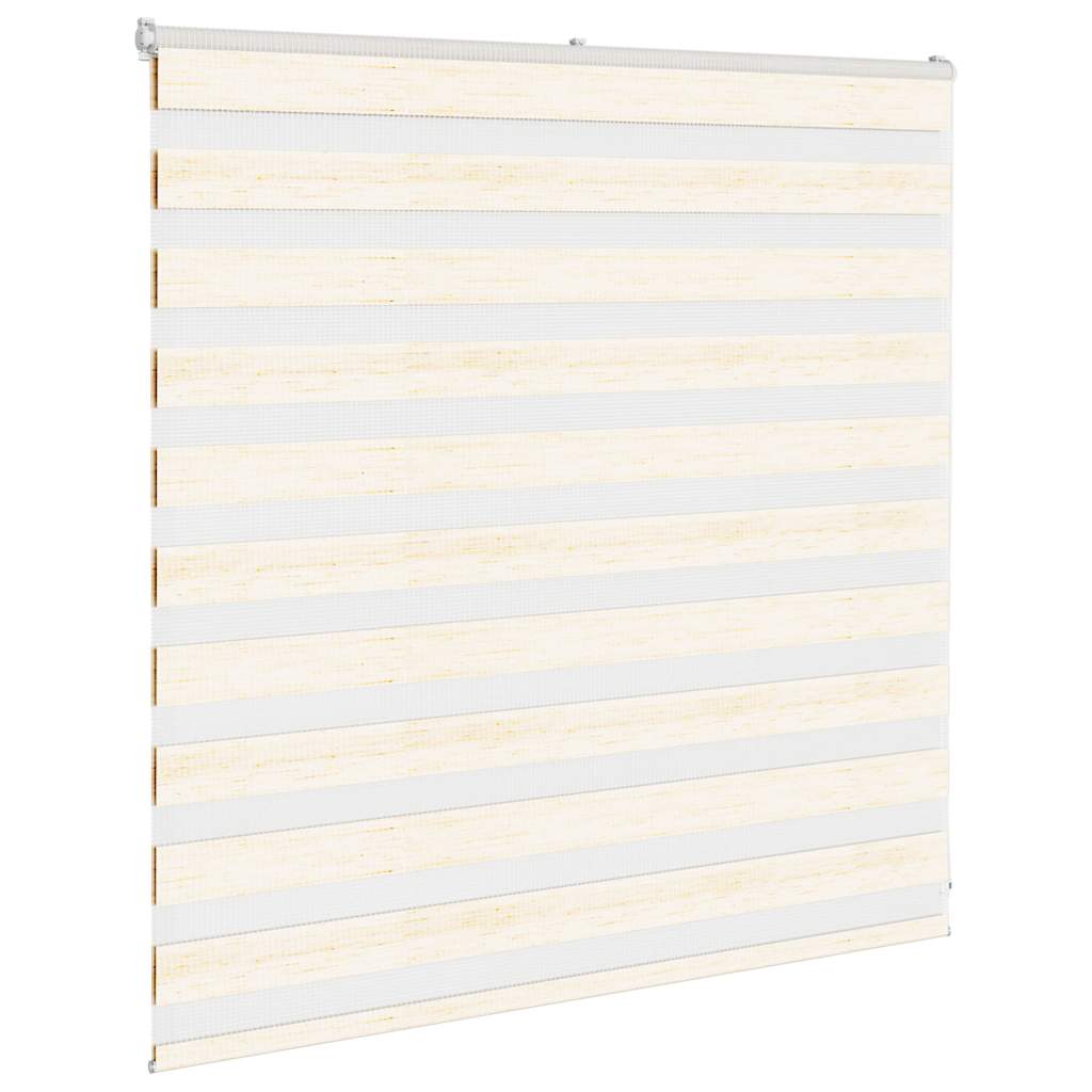 Vidaxl Zebra Rouleau aveugle 140x100 cm Largeur de poussière 135,9 cm Marmerbeige